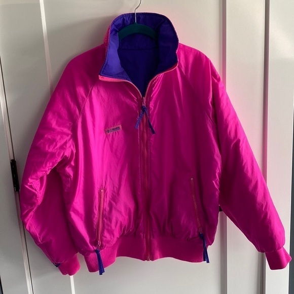 Vintage Columbia Reversible Ski Jacket EUC - Picture 1 of 12